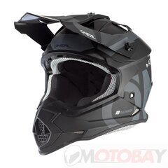 Krossikiiver O'Neal 2 seeria Slick, must price and information | Motorcycle helmets | hansapost.ee