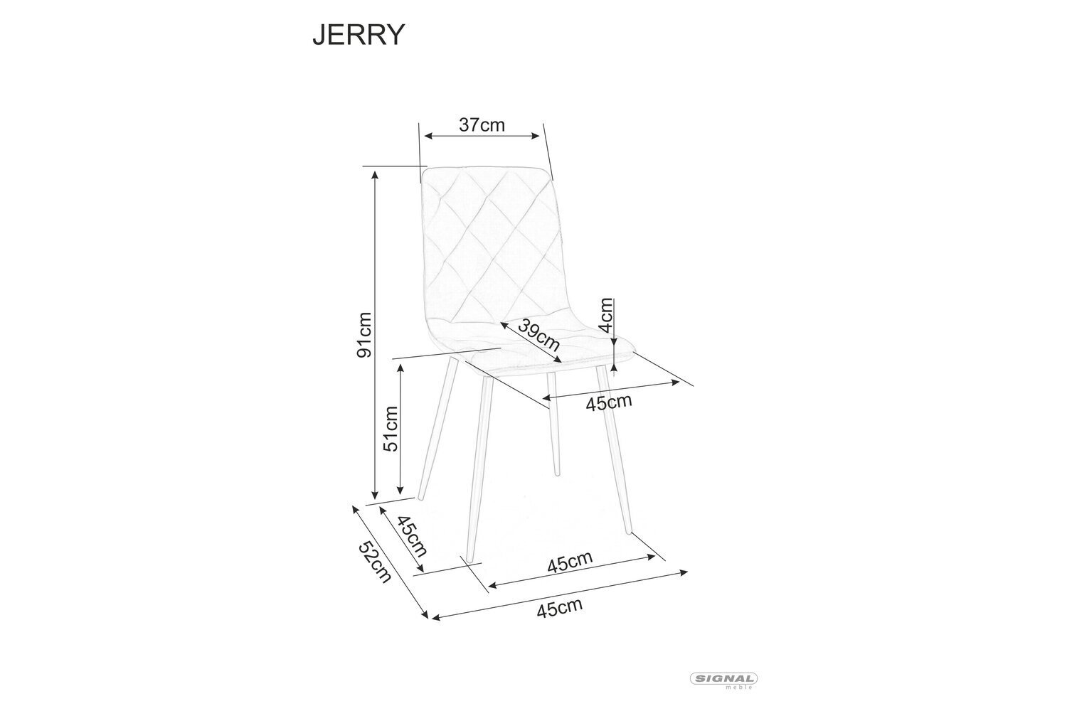 Söögitoolide komplekt Signal Jerry Velvet, 4 tooli, roheline/must цена и информация | Köögitoolid, söögitoolid | hansapost.ee
