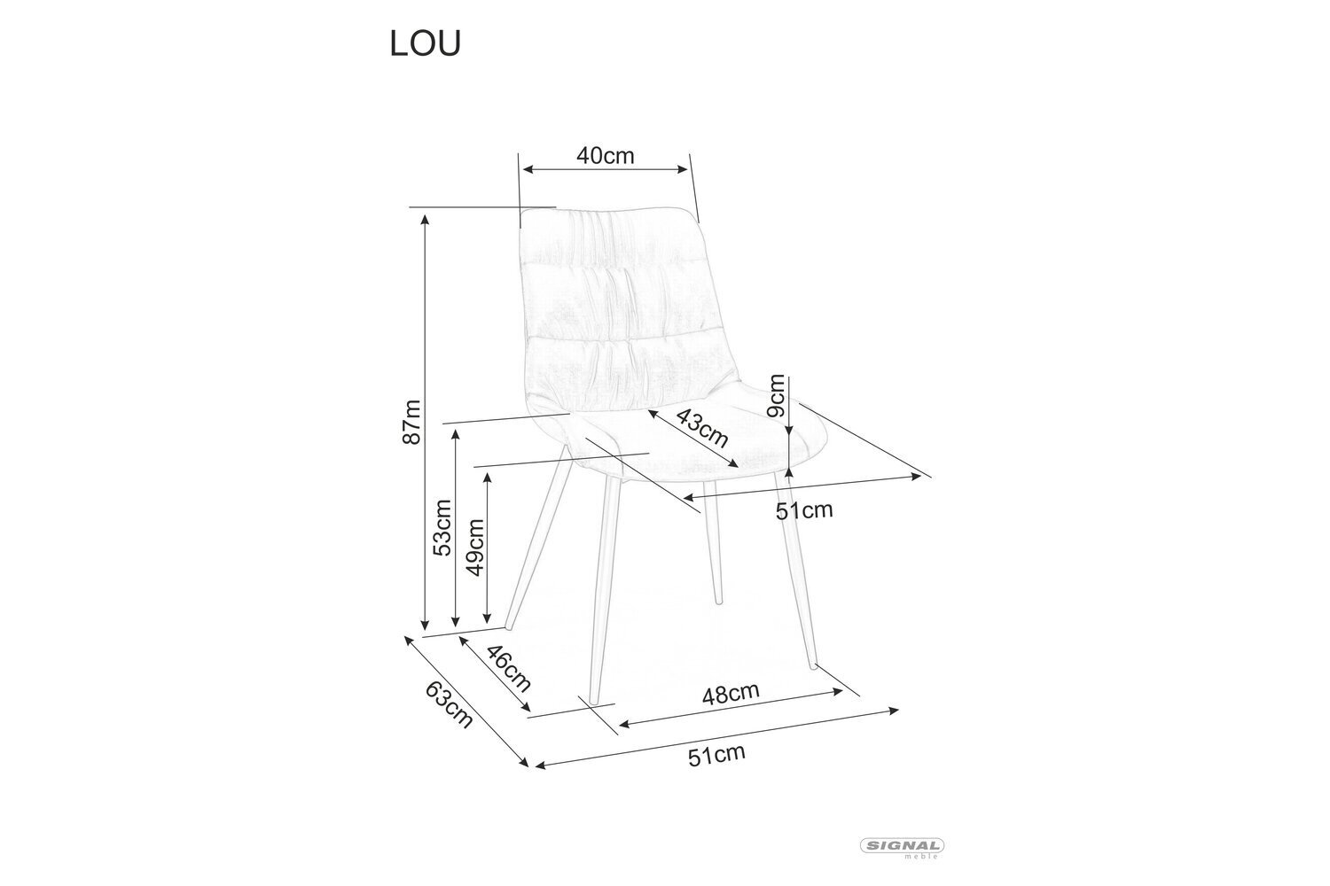 Söögitoolide komplekt Signal Lou Velvet, 4 tooli, hall/must hind ja info | Köögitoolid, söögitoolid | hansapost.ee