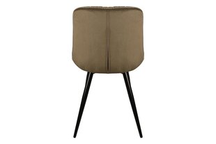 Набор из 4 обеденных стульев Signal Praga Velvet, зеленый/черный цвет kaina ir informacija | Стулья для кухни и столовой | hansapost.ee