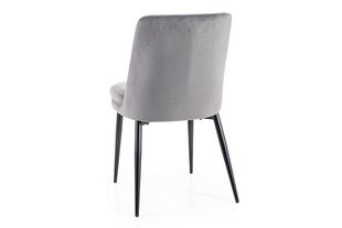 Набор из 4 обеденных стульев Signal Kayla Velvet, зеленый/черный цвет kaina ir informacija | Стулья для кухни и столовой | hansapost.ee