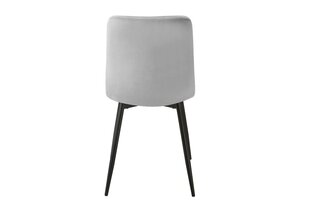 Набор из 4 обеденных стульев Signal Ivo Velvet, зеленый/черный цвет цена и информация | Стулья для кухни и столовой | hansapost.ee