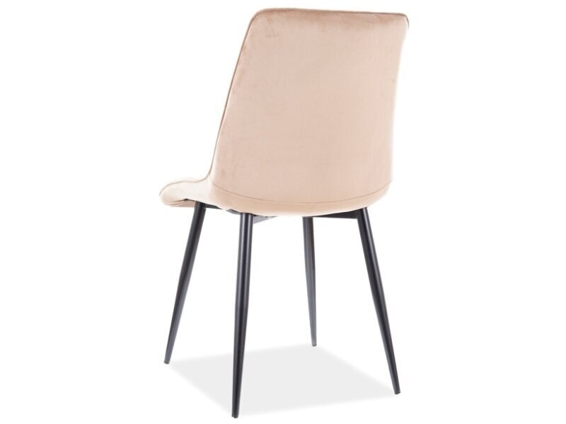 Söögitoolide komplekt Signal Chic D Velvet, 4 tooli, pruun/must цена и информация | Köögitoolid, söögitoolid | hansapost.ee