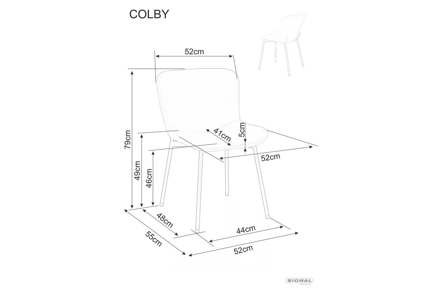 Söögitoolide komplekt Signal Colby Velvet, 4 tooli, hall/must hind ja info | Köögitoolid, söögitoolid | hansapost.ee