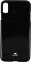 Силиконовый чехол Mercury, для Iphone XS Max, черный цена и информация | Чехлы для телефонов | hansapost.ee