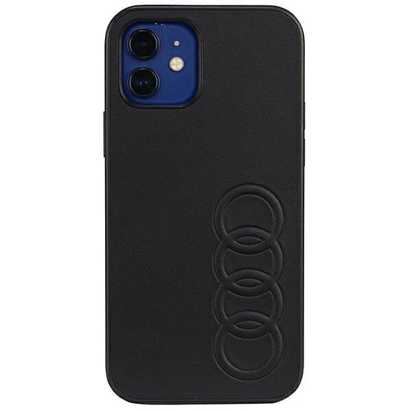 Audi Synthetic Leather iPhone 11 Pro 5.8" black hardcase AU-TPUPCIP11-TT|D1-BK, must hind ja info | Telefonide kaitsekaaned ja -ümbrised | hansapost.ee