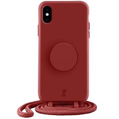 Etui JE PopGrip iPhone X|XS czerwony|cyber red 30016 (Just Elegance) цена и информация | Чехлы для телефонов | hansapost.ee
