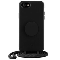 Etui JE PopGrip iPhone 7|8|SE 2020|2022 czarny|black 30007 (Just Elegance) цена и информация | Чехлы для телефонов | hansapost.ee