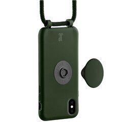 Etui JE PopGrip iPhone X|XS zielony|greener pastures 30015 (Just Elegance) цена и информация | Чехлы для телефонов | hansapost.ee