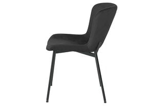 Набор из 4 обеденных стульев Signal Colby Velvet, черный цвет цена и информация | Стулья для кухни и столовой | hansapost.ee