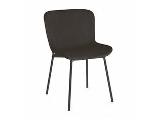 Набор из 4 обеденных стульев Signal Colby Velvet, черный цвет цена и информация | Стулья для кухни и столовой | hansapost.ee