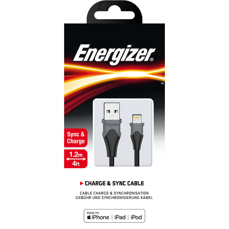 Energizer Classic C61LIGBK4 цена и информация | Mobiiltelefonide kaablid | hansapost.ee