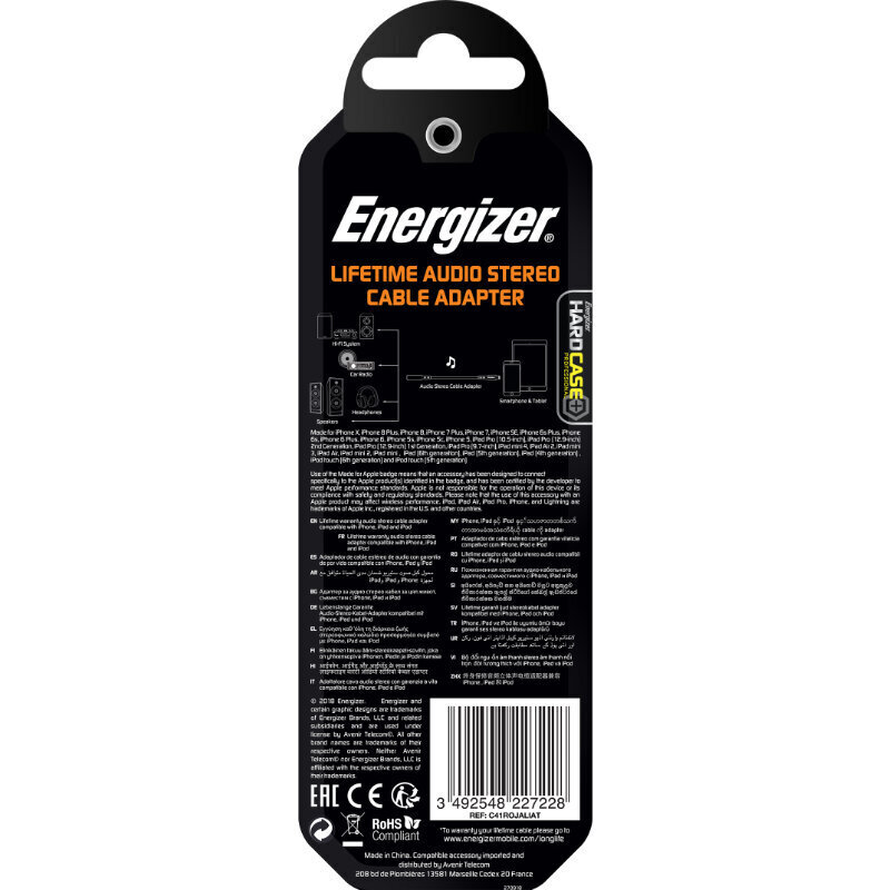 Energizer C41ROJALIAT hind ja info | USB adapterid ja jagajad | hansapost.ee