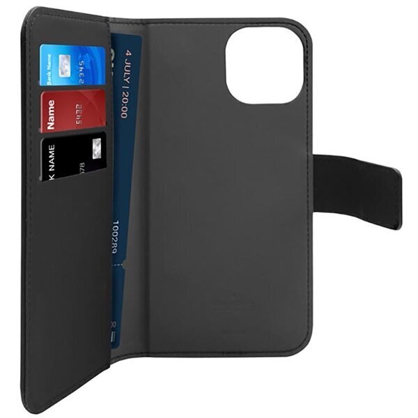Puro Wallet Detachable 2in1 MagSafe, must цена и информация | Telefonide kaitsekaaned ja -ümbrised | hansapost.ee