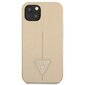 Guess GUHCP14MPSATLE iPhone 14 Plus 6,7" beige hardcase SaffianoTriangle Logo цена и информация | Telefonide kaitsekaaned ja -ümbrised | hansapost.ee