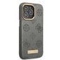 Guess GUHMP13LSAPSTG iPhone 13 Pro | 13 6,1" grey hardcase Peony Logo Plate MagSafe цена и информация | Telefonide kaitsekaaned ja -ümbrised | hansapost.ee