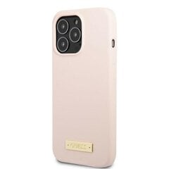 Guess GUHMP13LSPLP iPhone 13 Pro | 13 6,1" pink hard case Silicone Logo Plate MagSafe hind ja info | Telefonide kaitsekaaned ja -ümbrised | hansapost.ee