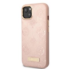 Guess GUHMP13MSAPSTP iPhone 13 6,1" pink hardcase Peony Logo Plate MagSafe hind ja info | Telefonide kaitsekaaned ja -ümbrised | hansapost.ee