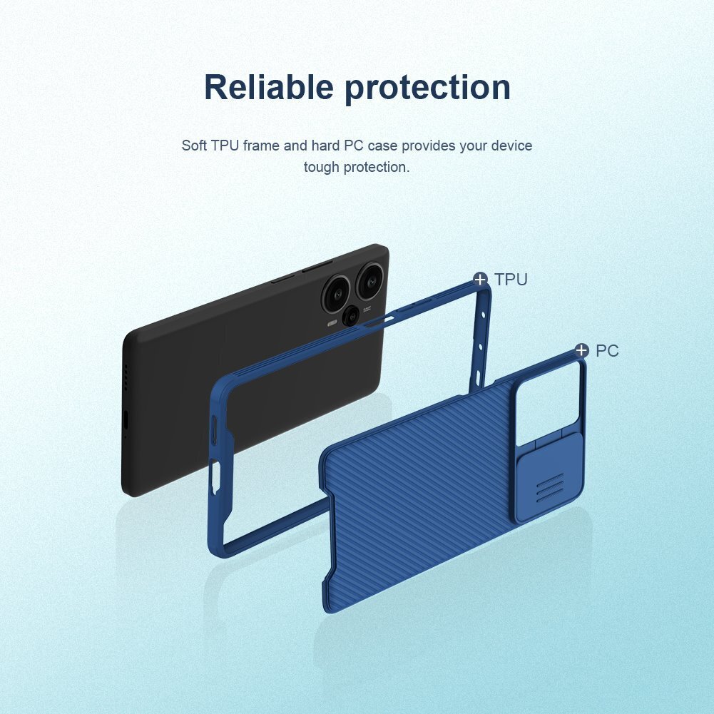 Nillkin CamShield PRO Hard Case for Poco F5 5G Black цена и информация | Telefonide kaitsekaaned ja -ümbrised | hansapost.ee