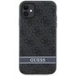 Guess GUHCN61P4SNK iPhone 11 | XR grey hardcase 4G Stripe hind ja info | Telefonide kaitsekaaned ja -ümbrised | hansapost.ee