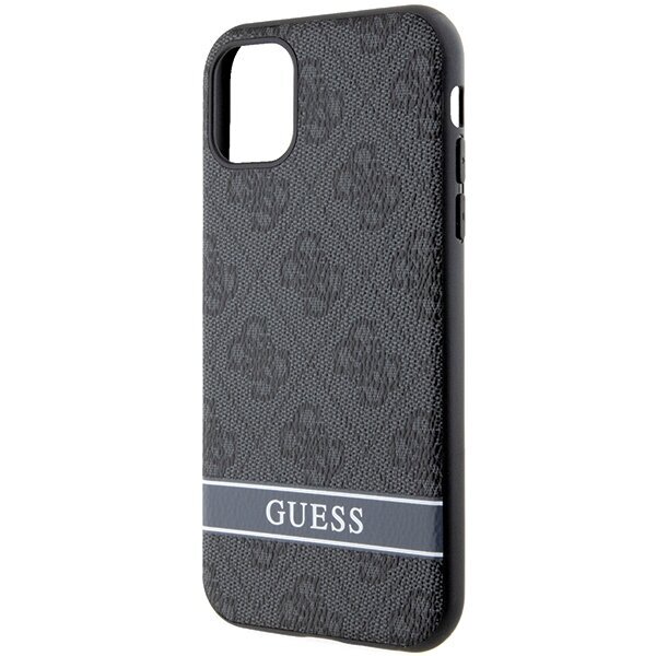 Guess GUHCN61P4SNK iPhone 11 | XR grey hardcase 4G Stripe hind ja info | Telefonide kaitsekaaned ja -ümbrised | hansapost.ee