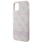 Guess GUHCN61P4SNP iPhone 11 | XR pink hardcase 4G Stripe цена и информация | Telefonide kaitsekaaned ja -ümbrised | hansapost.ee