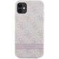 Guess GUHCN61P4SNP iPhone 11 | XR pink hardcase 4G Stripe цена и информация | Telefonide kaitsekaaned ja -ümbrised | hansapost.ee