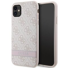 Guess GUHCN61P4SNP iPhone 11 | XR pink hardcase 4G Stripe hind ja info | Telefonide kaitsekaaned ja -ümbrised | hansapost.ee