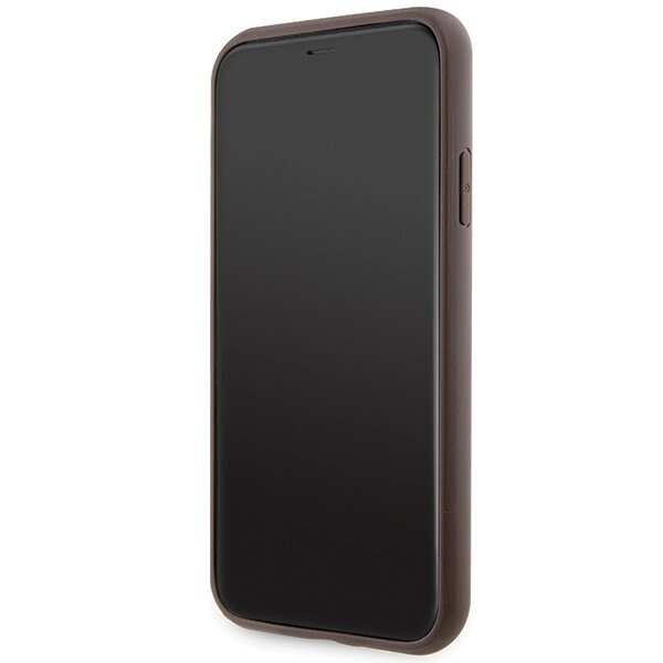 Guess GUHCN61P4SNW iPhone 11 | XR brown hardcase 4G Stripe hind ja info | Telefonide kaitsekaaned ja -ümbrised | hansapost.ee