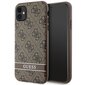 Guess GUHCN61P4SNW iPhone 11 | XR brown hardcase 4G Stripe цена и информация | Telefonide kaitsekaaned ja -ümbrised | hansapost.ee