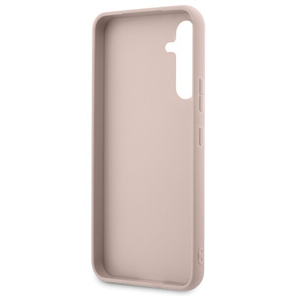 Guess GUHCSA54G4GFPI A54 A546 pink hard case 4G Metal Gold Logo hind ja info | Telefonide kaitsekaaned ja -ümbrised | hansapost.ee