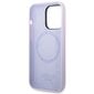 Guess GUHMP14LSBPLU iPhone 14 Pro 6,1" purple hard case Silicone Logo Plate MagSafe hind ja info | Telefonide kaitsekaaned ja -ümbrised | hansapost.ee