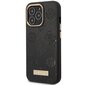 Guess GUHMP14LSAPSTK iPhone 14 Pro 6.1" black hardcase Peony Logo Plate MagSafe hind ja info | Telefonide kaitsekaaned ja -ümbrised | hansapost.ee