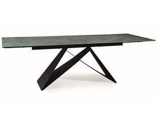 Обеденный стол Signal Westin Ceramic, черный/синий цвет цена и информация | Кухонные и обеденные столы | hansapost.ee