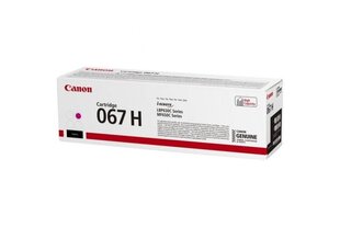 оригинальный тонер canon 067 h m, пурпурный, 2350p, высокой емкости, 5104c002, canon lbp631cdw, lbp633cdw, mf651cw, mf655cdw, mf657cdw, o цена и информация | Картридж Actis KH-653CR | hansapost.ee