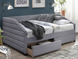 Кровать Signal Nadia Velvet, 120x200 см, серый цвет цена и информация | Кровати | hansapost.ee