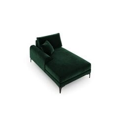 Кушетка Micadoni Home Larnite 1S-VL, темно-зеленый/черный цвет цена и информация | Диваны | hansapost.ee