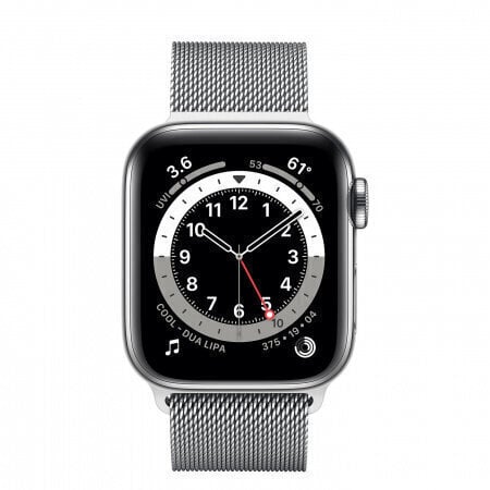 Defektiga toode. Nutikell Apple Watch Series 6 (40mm) GPS + LTE : Silver/Milanese Loop цена и информация | Defektiga tooted | hansapost.ee