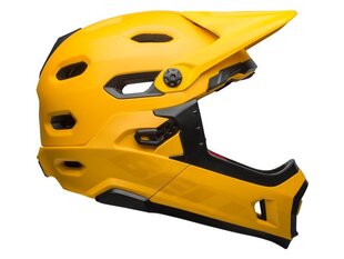 Terve näo kiiver Bell Super DH MIPS Spherical matt kollane/must, S (52-56 cm) hind ja info | Kiivrid | hansapost.ee