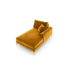 Кушетка Micadoni Home Larnite 1S-VR, желтый/золотой цвет цена и информация | Диваны | hansapost.ee