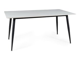 Обеденный стол Signal Rion, белый/черный цвет цена и информация | Кухонные и обеденные столы | hansapost.ee
