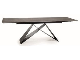 Обеденный стол Signal Westin Ceramic, черный/коричневый цвет цена и информация | Кухонные и обеденные столы | hansapost.ee