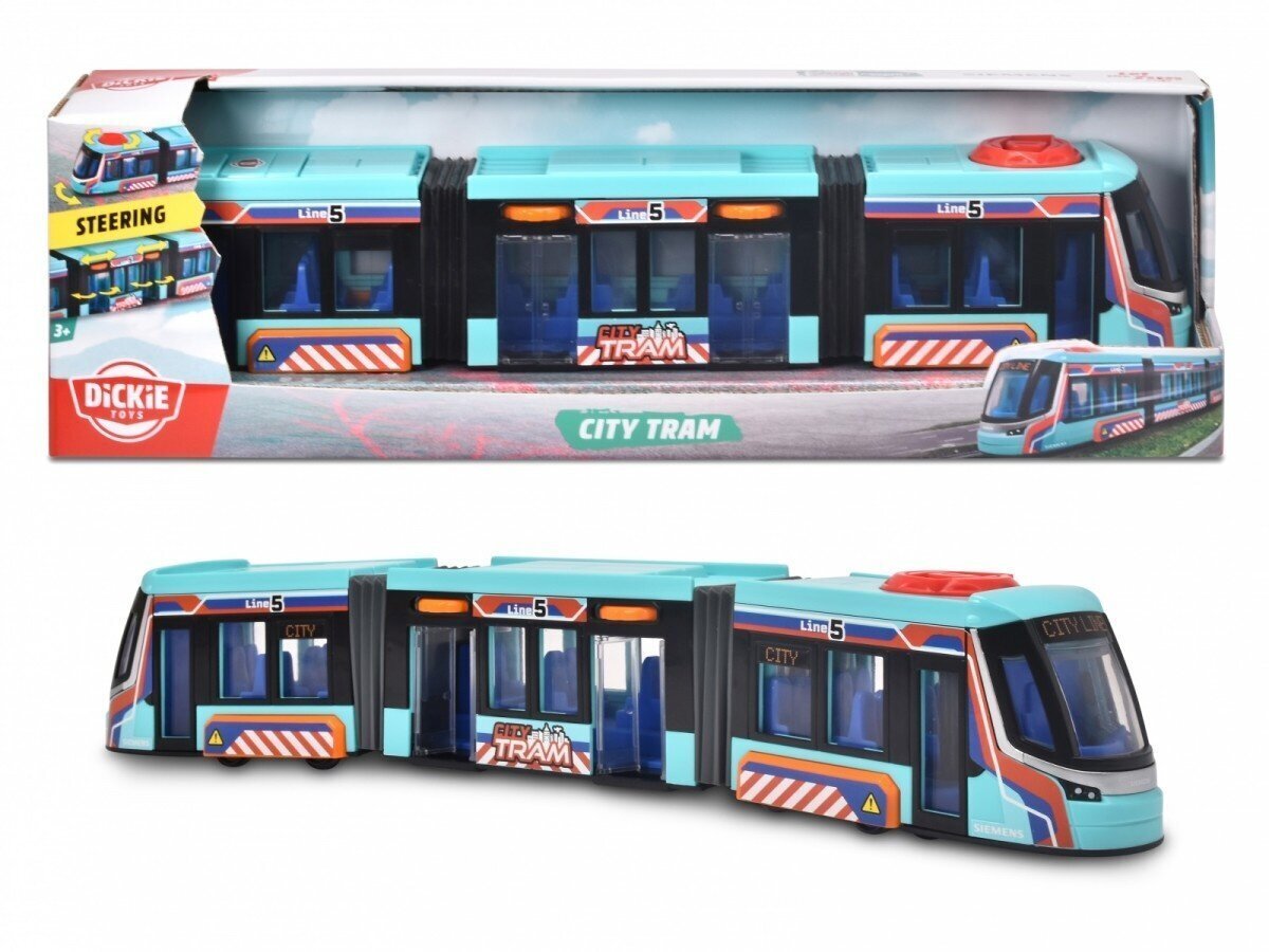 Mänguauto Dickie 203747016 City Siemens tram 40cm цена и информация | Mänguasjad poistele | hansapost.ee