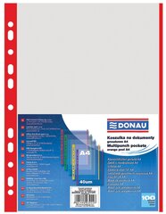 Файл с красным краем A4, 100 шт. цена и информация | Канцелярские товары | hansapost.ee