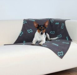 Одеяло для домашних животных Trixie, 100x70 см, черное цена и информация | Принадлежности в дорогу | hansapost.ee
