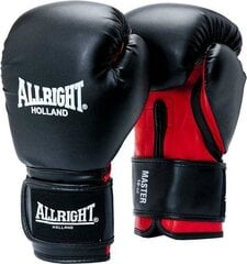 Боксерские перчатки Allright Master, 12 унций, черные цена и информация | Бокс | hansapost.ee