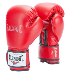 Классические боксерские перчатки Allright, 12 унций, красные цена и информация | Бокс | hansapost.ee