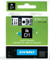 Dymo D1 43610 LabelManager™ Must Läbipaistev 6 mm (5 tk) цена и информация | Printeritarvikud | hansapost.ee