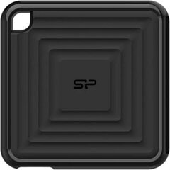 Silicon Power внешний SSD 256GB PC60 USB-C, черный цена и информация | Жёсткие диски (SSD, HDD) | hansapost.ee