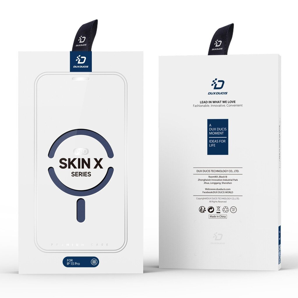 Dux Ducis Skin X Pro Apple iPhone 15 Plus sinine цена и информация | Telefonide kaitsekaaned ja -ümbrised | hansapost.ee